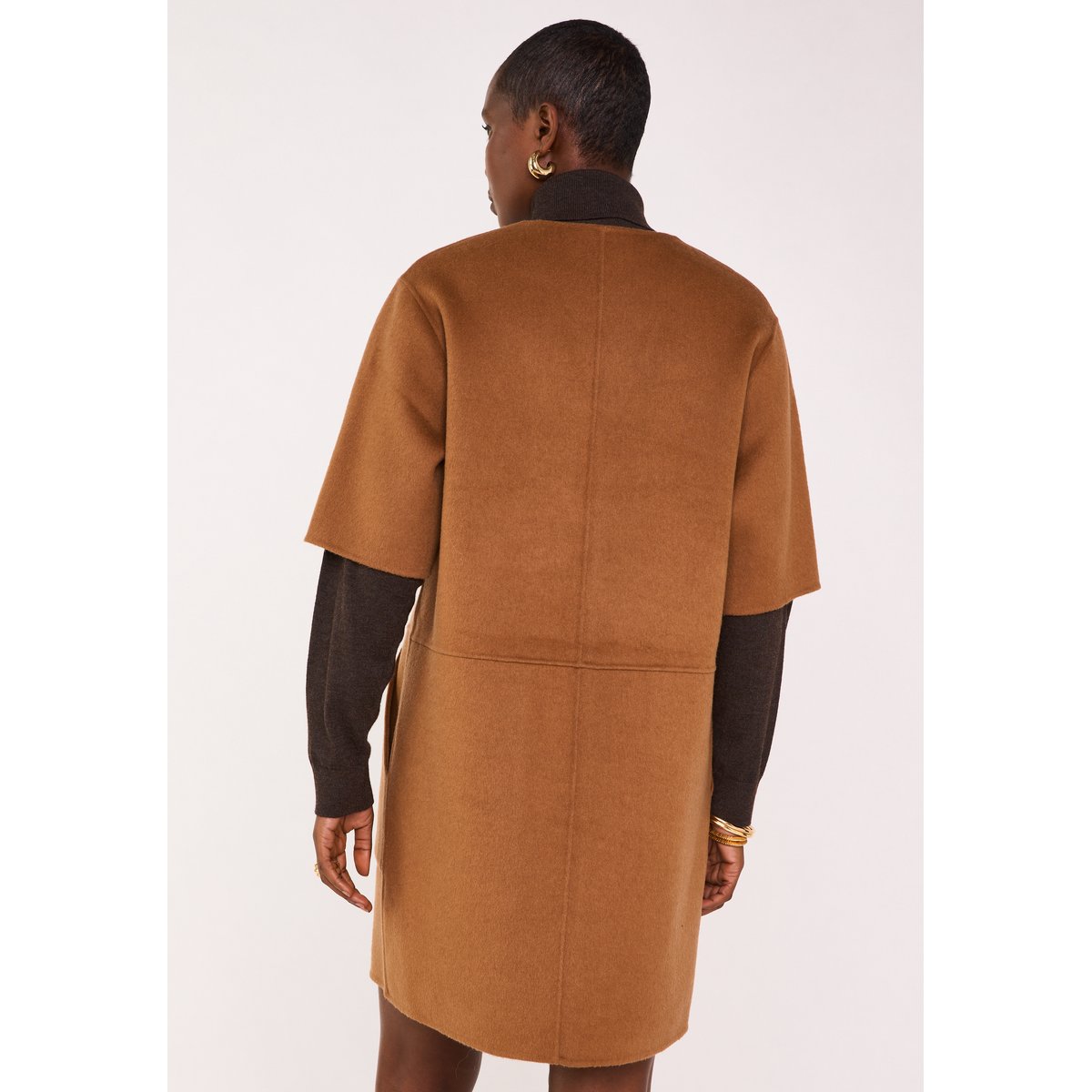 Robe courte en laine ROSARIO beige, Maison 123