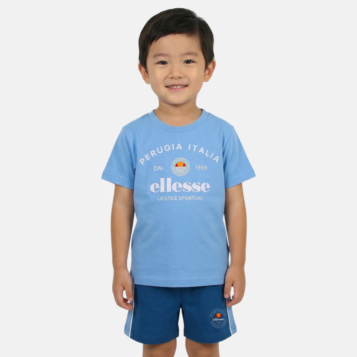 Lot de 2 t-shirts manches courtes et short SUMMER CAMP bleu roi, ELLESSE