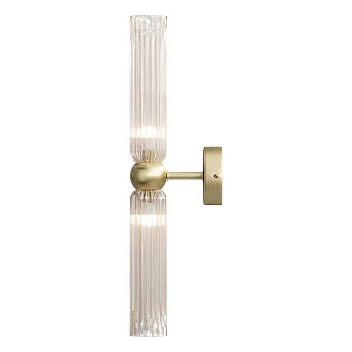Applique murale en verre design rétro SOLANA ambré, PIER IMPORT
