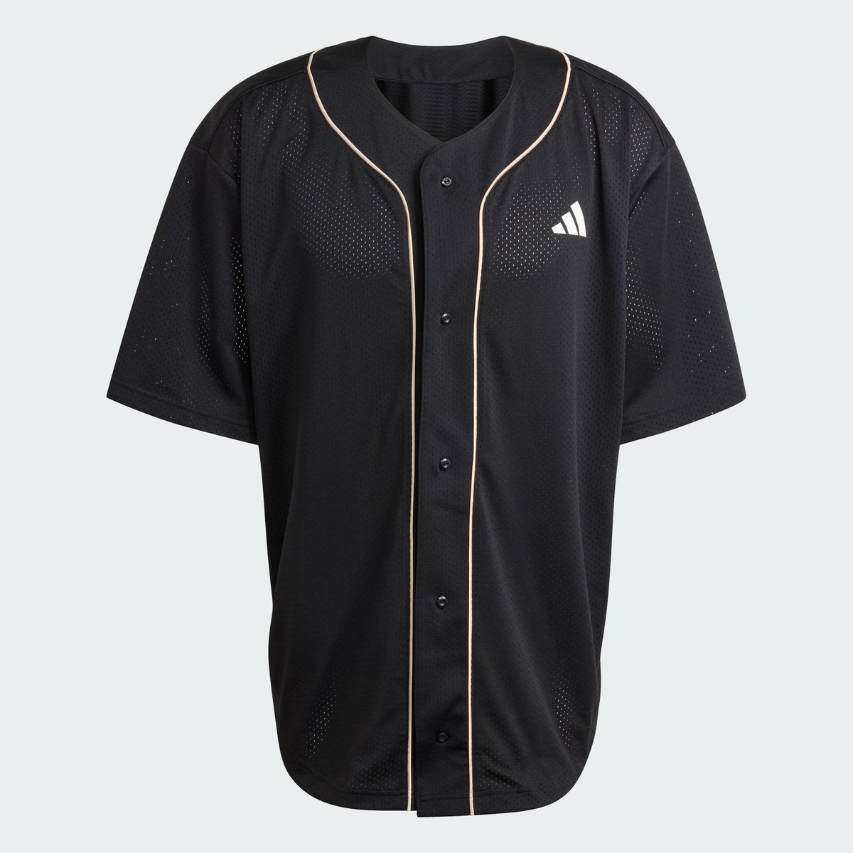 Maillot De Baseball Mesh Stadium black / crystal linen / off white, ADIDAS SPORTSWEAR