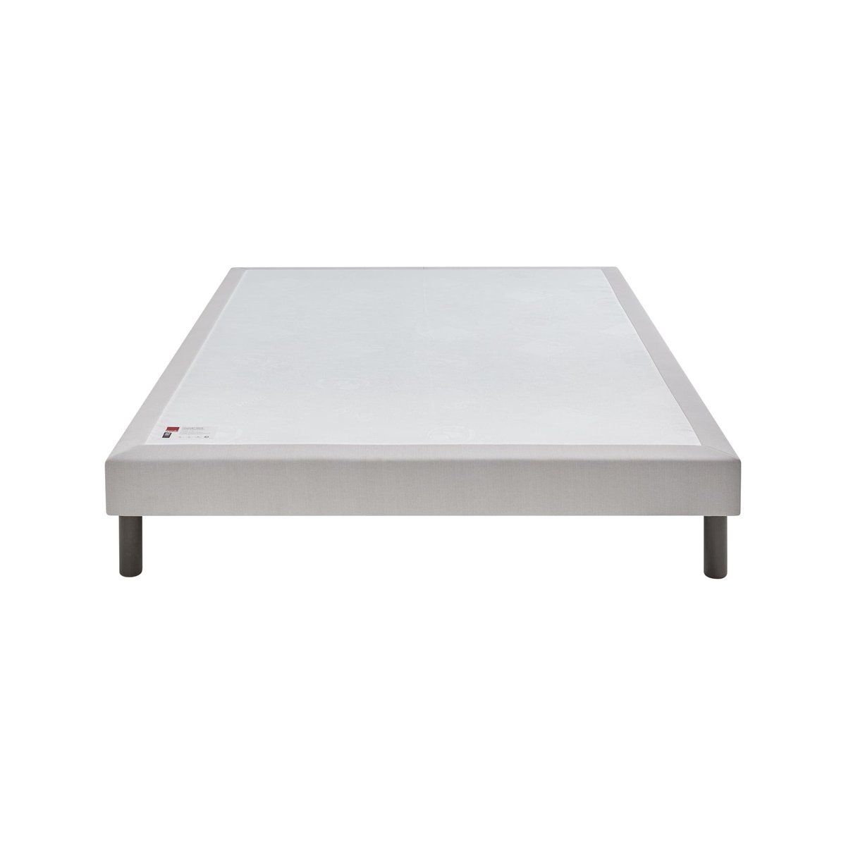 Ensemble matelas ressorts ensachés et mémoire de forme DESTINATION, sommier confort ferme et pieds blanc, EPEDA