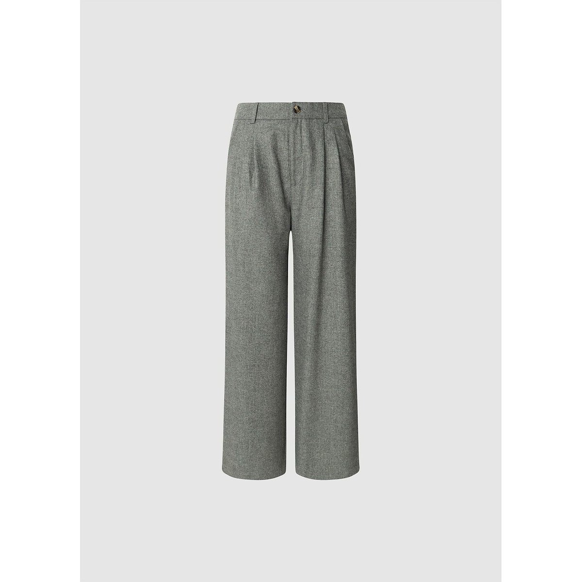 Sia Wide Leg Trousers grey, PEPE JEANS