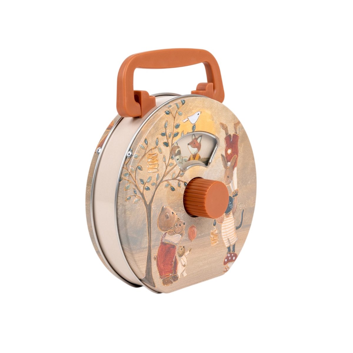 Boite à musique en métal Forêt magique beige, EGMONT TOYS