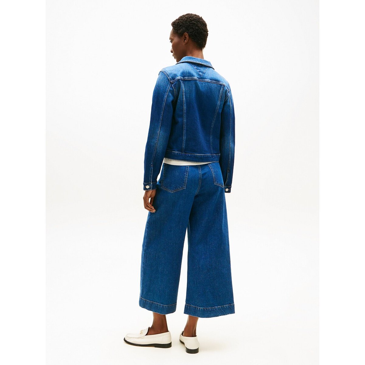 Veste en denim denim bleu foncé, TOMMY HILFIGER