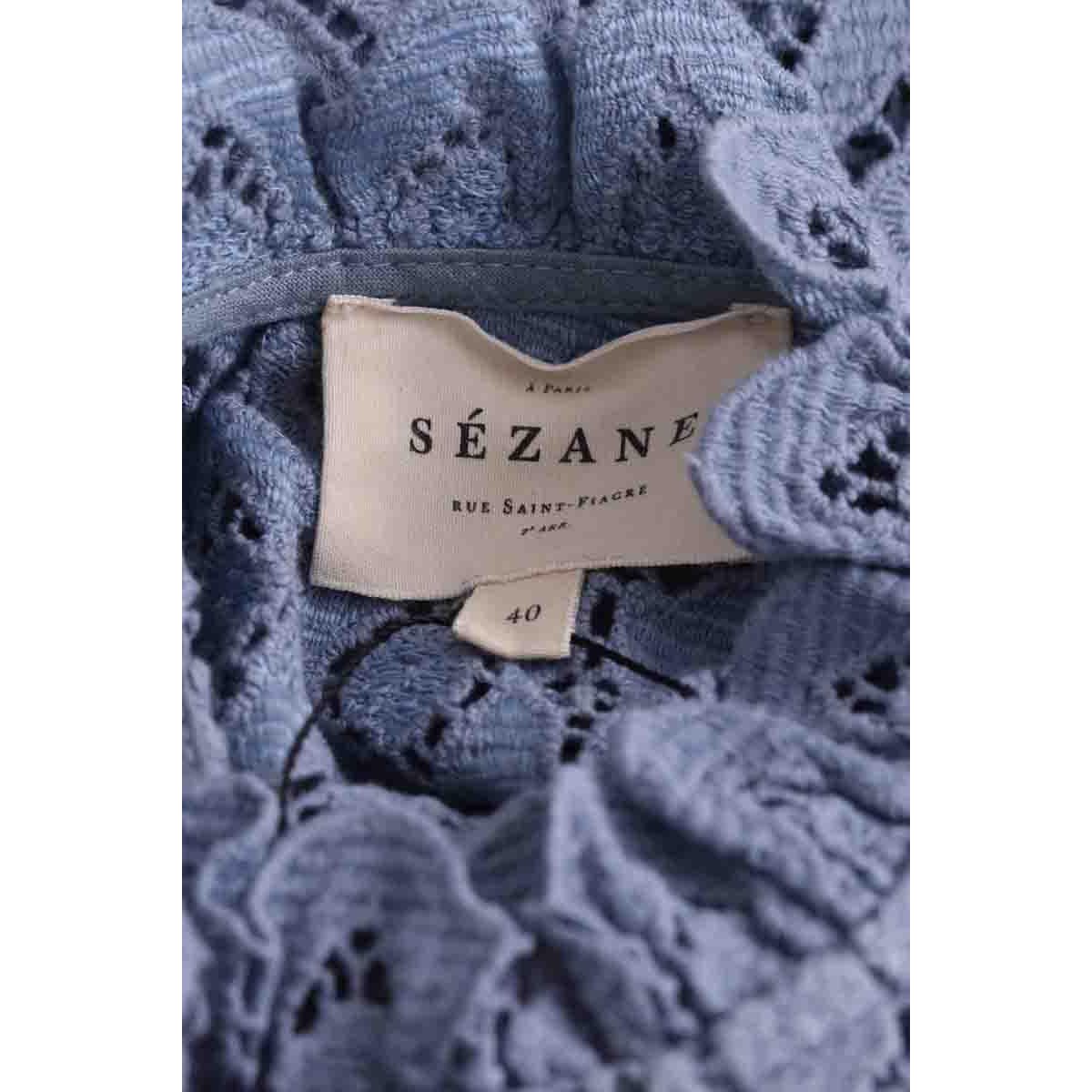 Blouse - Très Bon État bleu, SEZANE