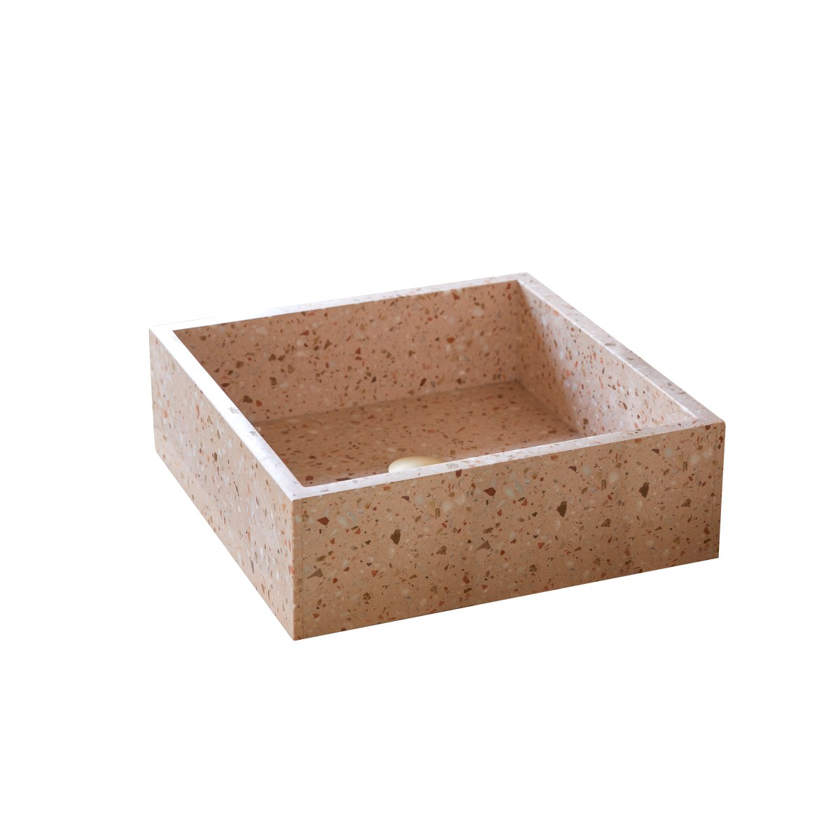 Vasque en Terrazzo premium, MADE rose, TIKAMOON