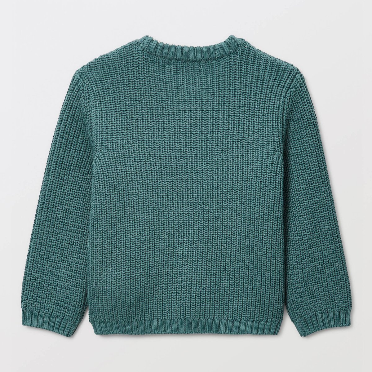 Pull avec patch en coton lagune, BOUT'CHOU