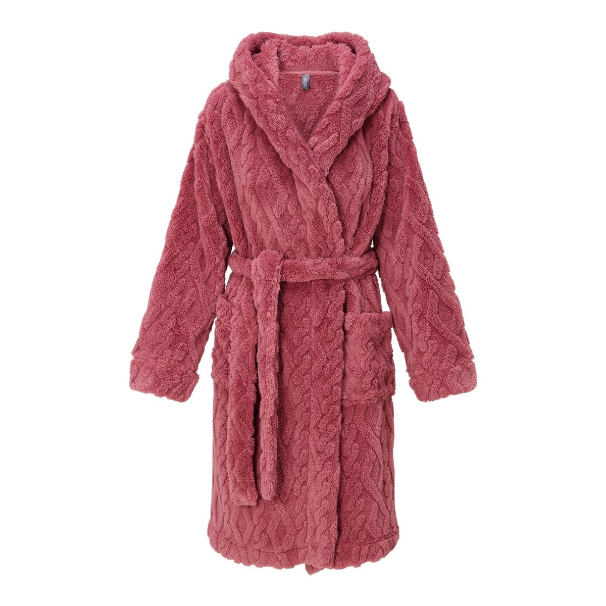 Robe en fleece dusty rose, LINGADORE