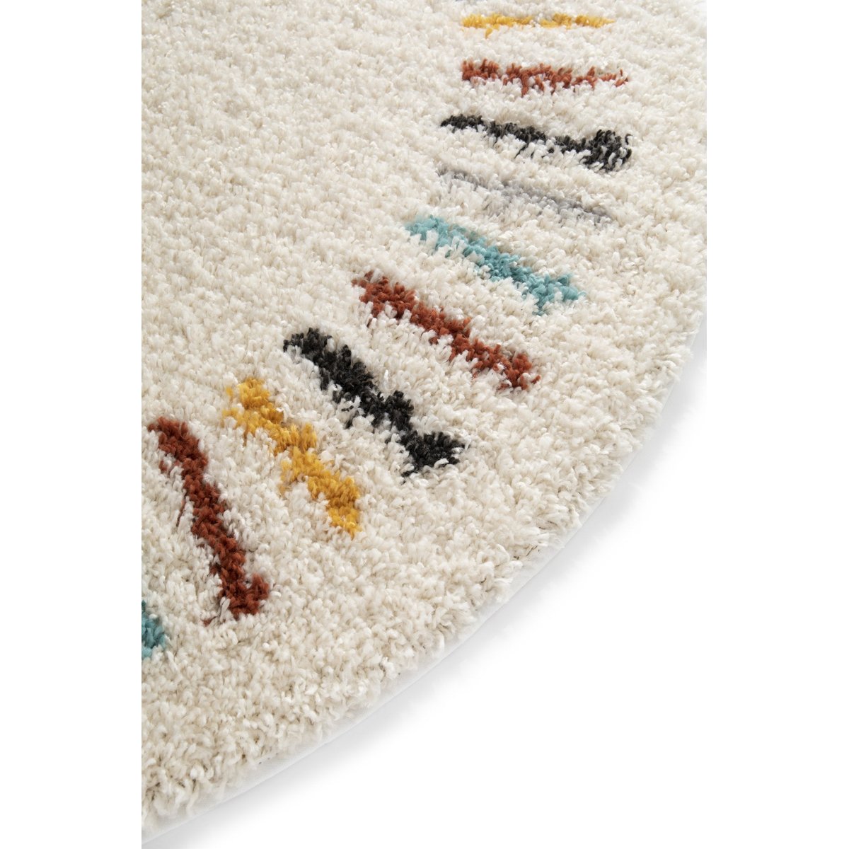 Tapis enfant rond tout doux ARPEGE beige sable, AFK LIVING