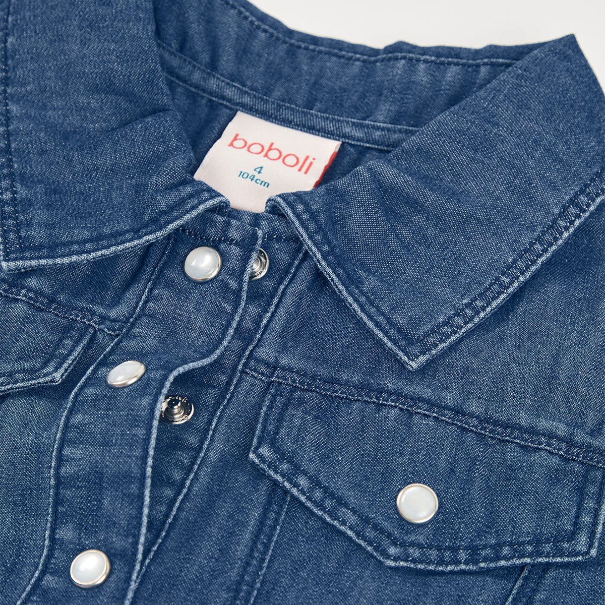 Robe en denim bleu, BOBOLI