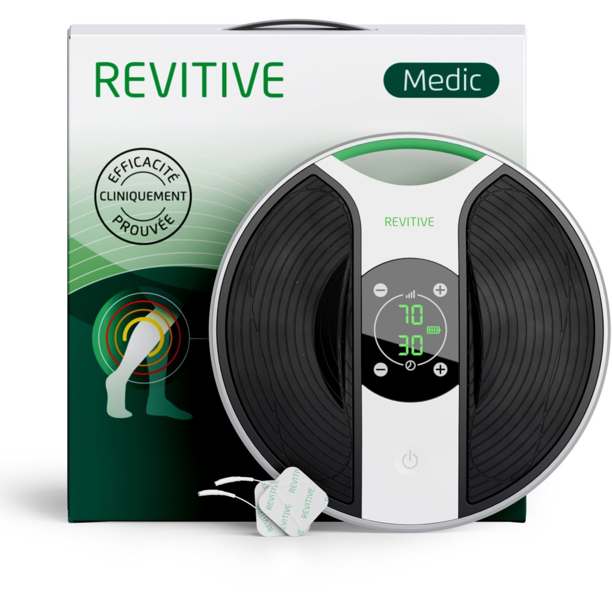 Stimulateur circulatoire Medic blanc + noir, REVITIVE