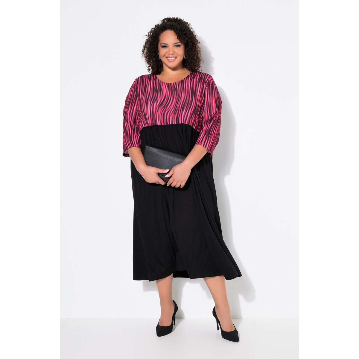 Robe en jersey rouge rubis, ULLA POPKEN