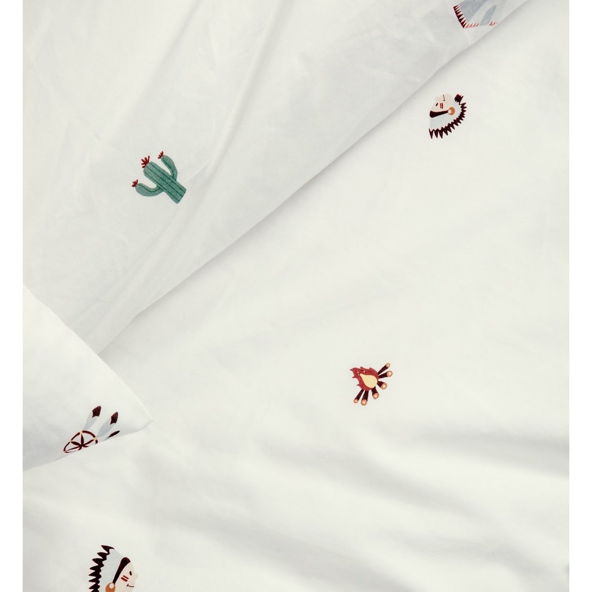Taie d'oreiller en coton bio, PETITE PLUME petite plume, KADOLIS