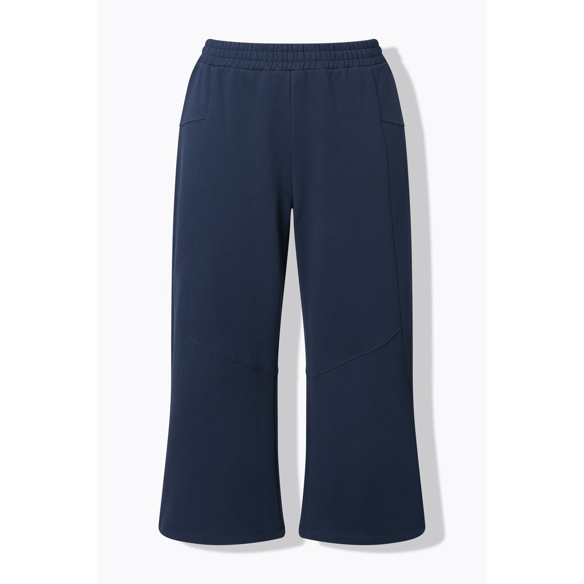 Jupe-culotte en molleton de coton bio marine, ULLA POPKEN