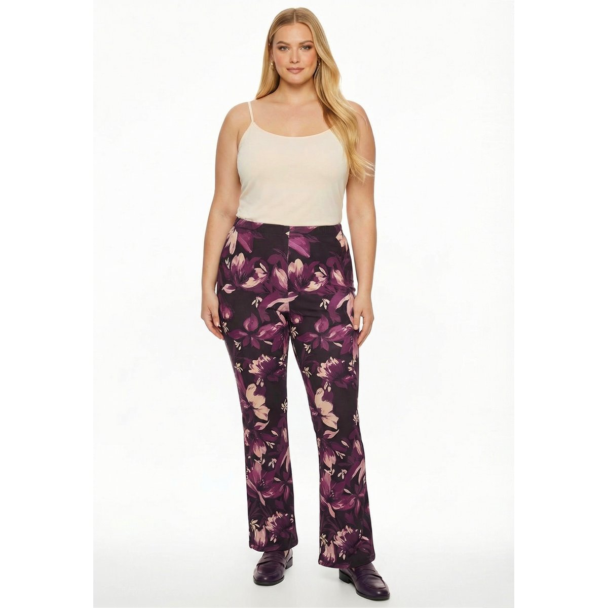Pantalon Flare Fit violet, YOEK