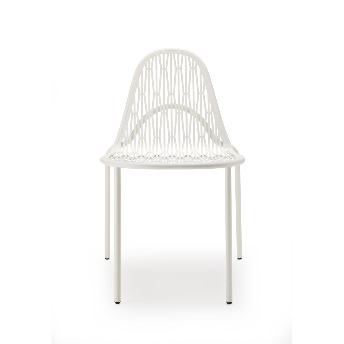 Chaise de jardin empilable en métal (lot de 2), MALVASIA blanc, SCAB DESIGN