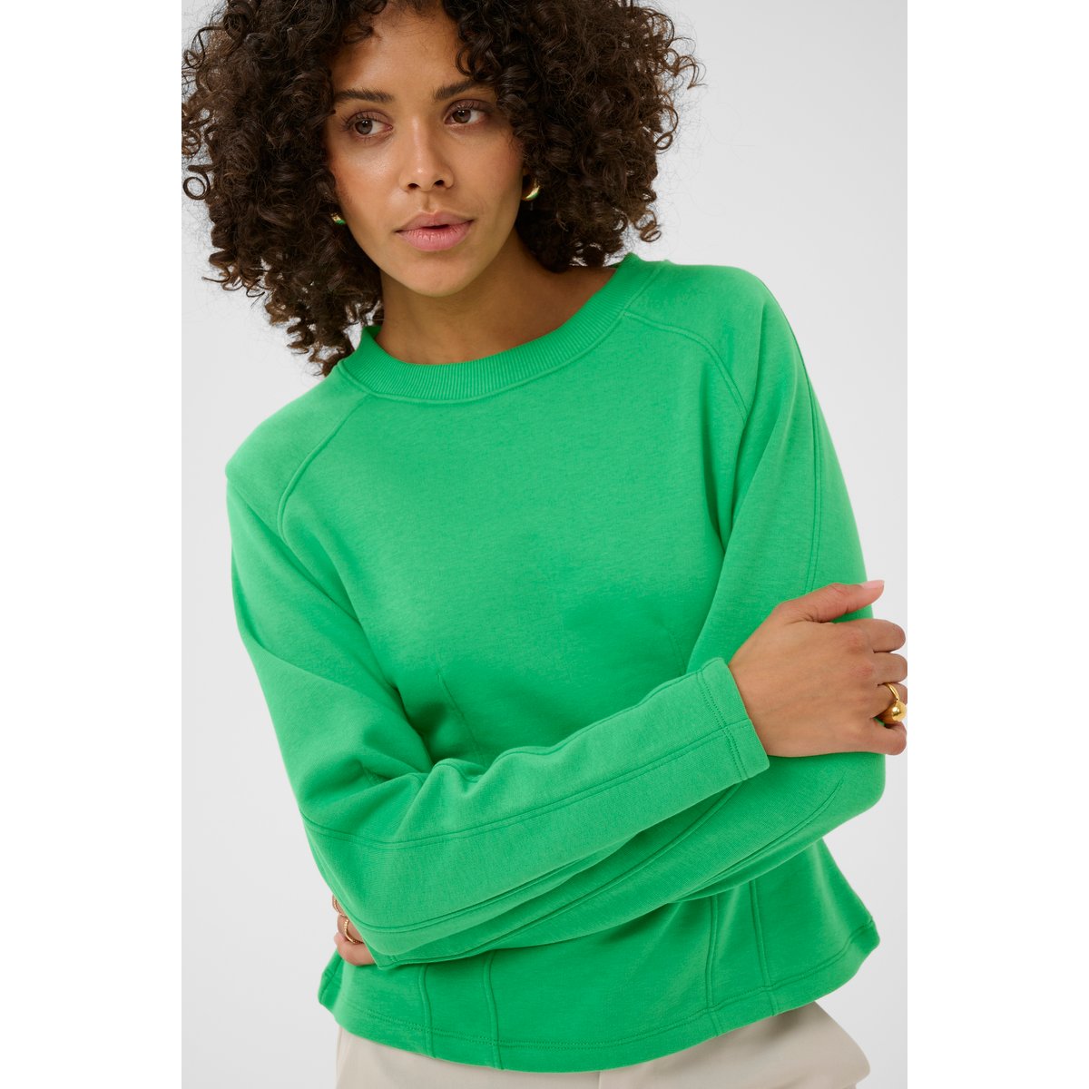 Sweatshirt vert bright green, KAFFE