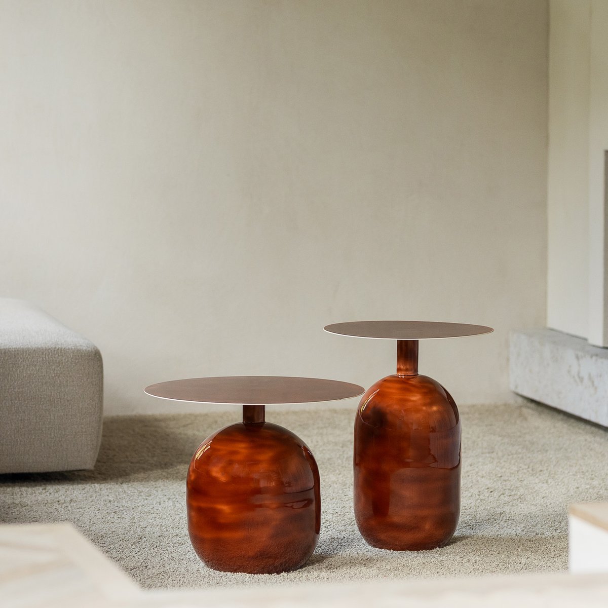 Table Gigogne MIO rouge, SP COLLECTION