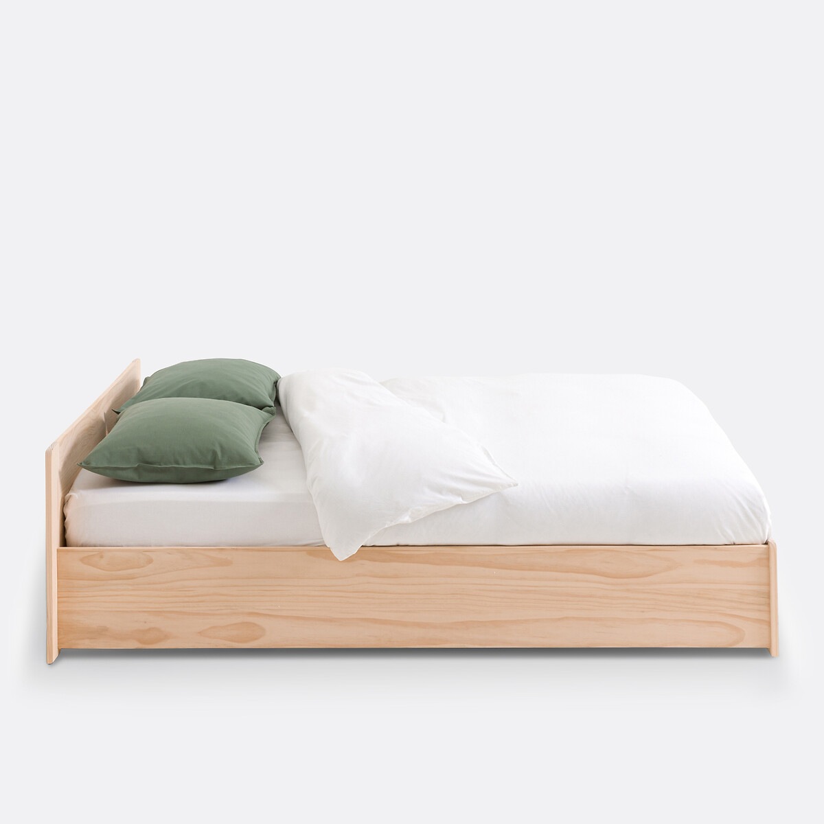 Bett Crawley mit Lattenrost und Schublade, Kiefer massiv natur, LA REDOUTE INTERIEURS