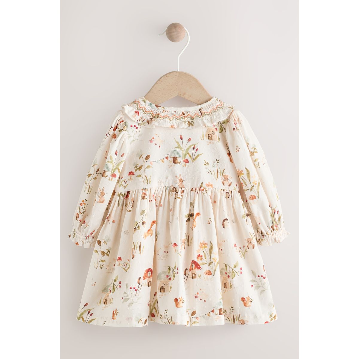 Robe bébé avec col imprimé floral crème/personnage, NEXT