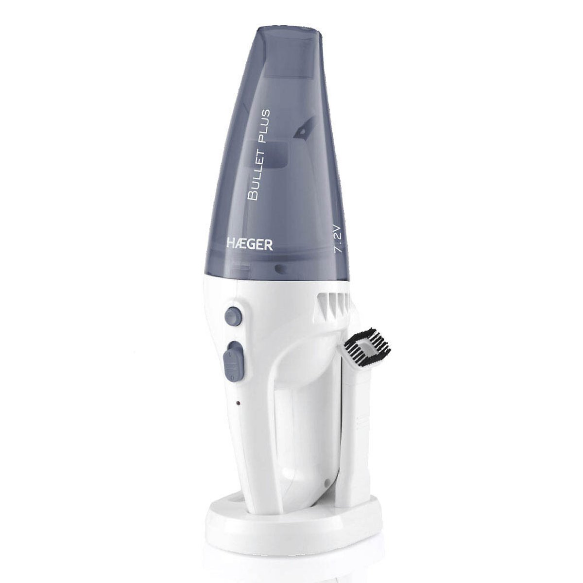 Aspirador de mão Bullet Plus, HAEGER branco/cinzento, HAEGER
