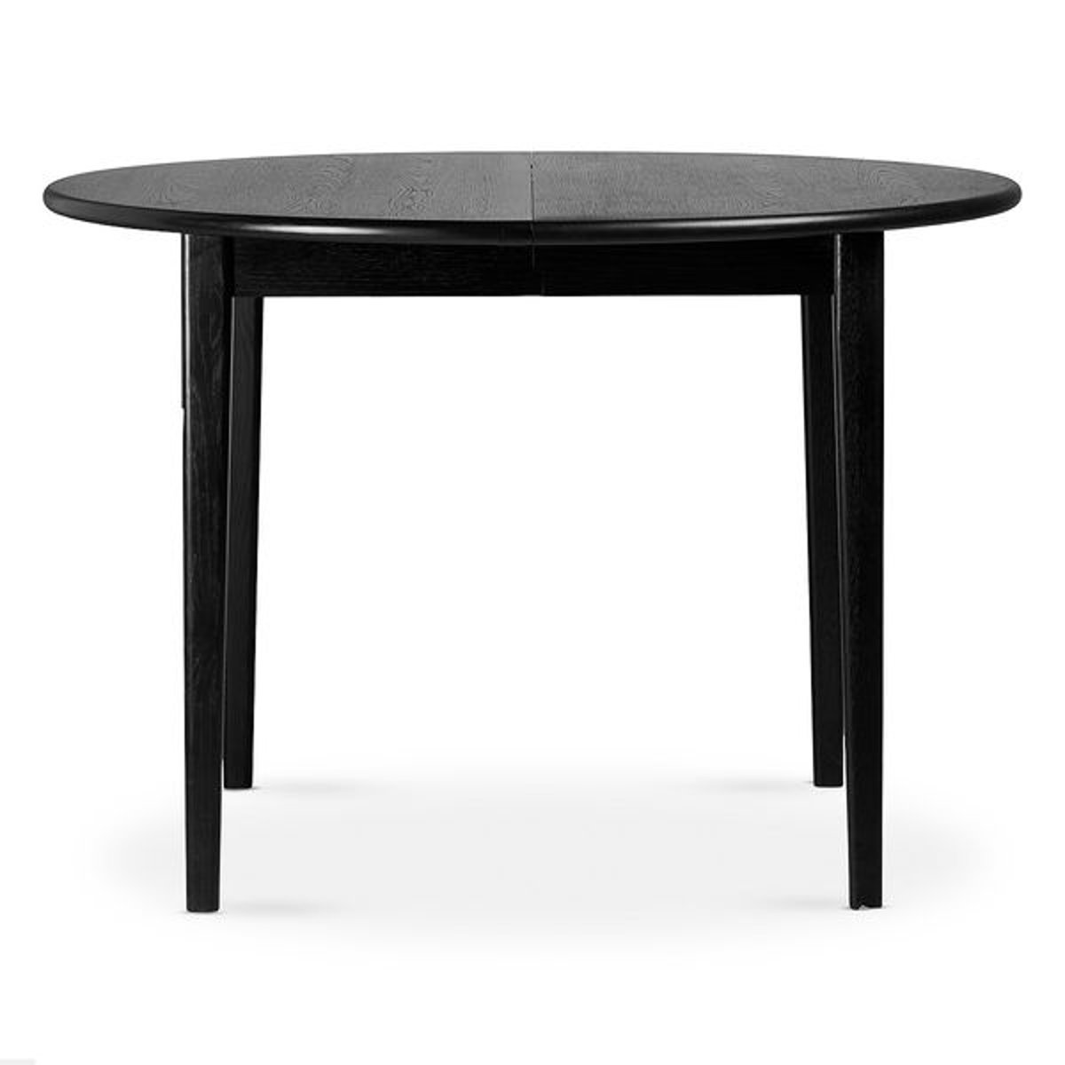 Table repas 110cm avec allonge chêne noir, ZAGO