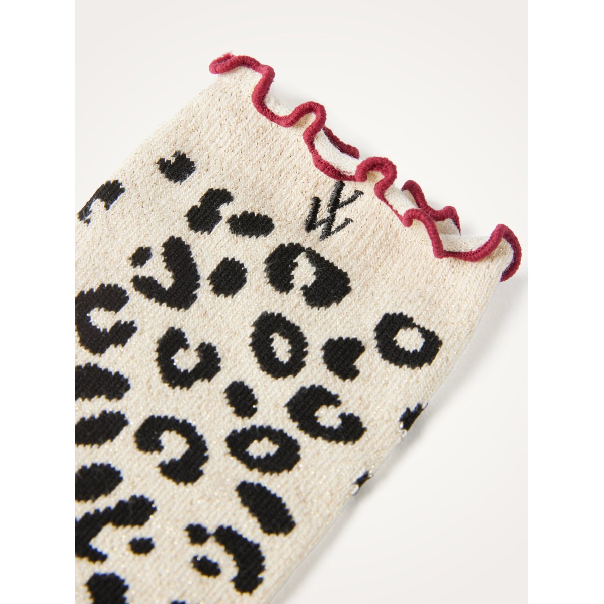 Pack de 3 chaussettes à bords volantés PACK QUINN léopard, VANESSA WU