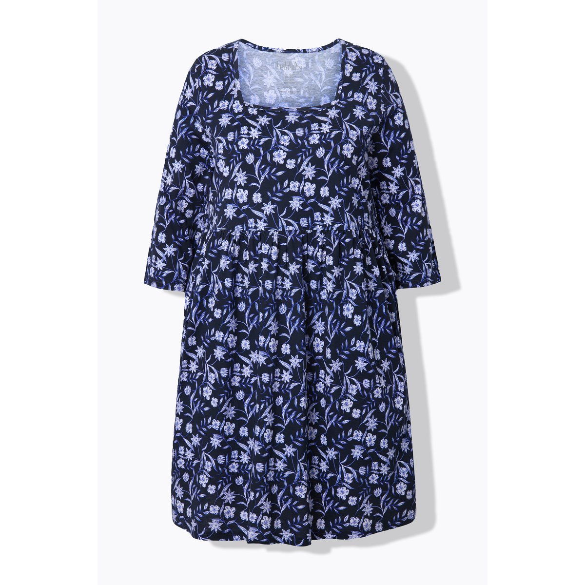 T-shirt long motif cachemire marine, ULLA POPKEN