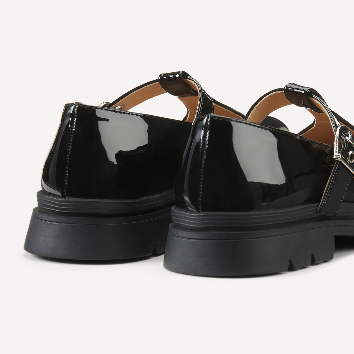 Kids Patent Mary Janes Ballet Pumps black, LA REDOUTE COLLECTIONS