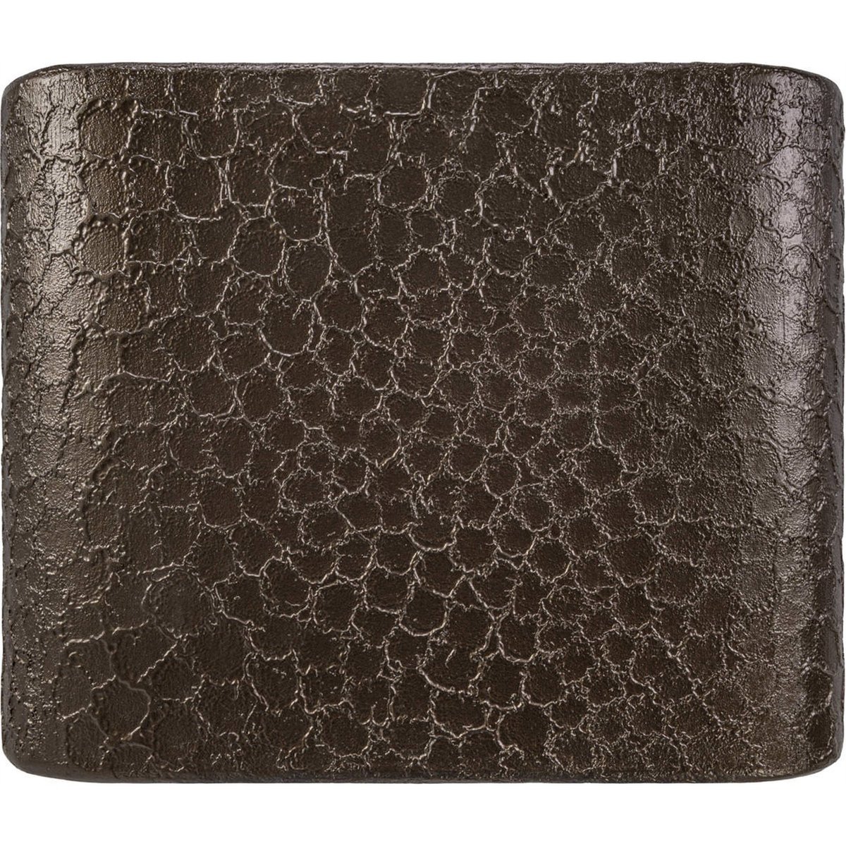 Table de chevet en métal texturé bronze brun, RECOLLECTION