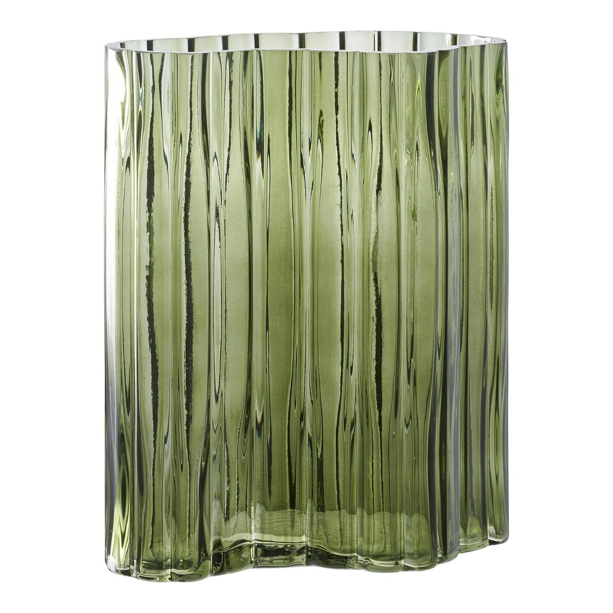 Vase décoratif organique, vert vert, PIER IMPORT