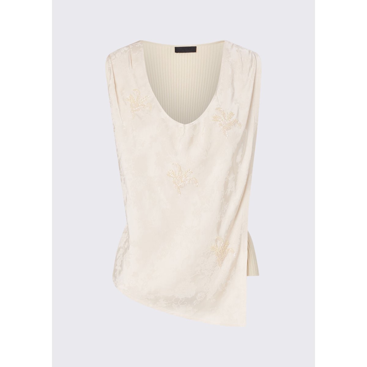 Top avec Broderies Bijou crème, LIU JO