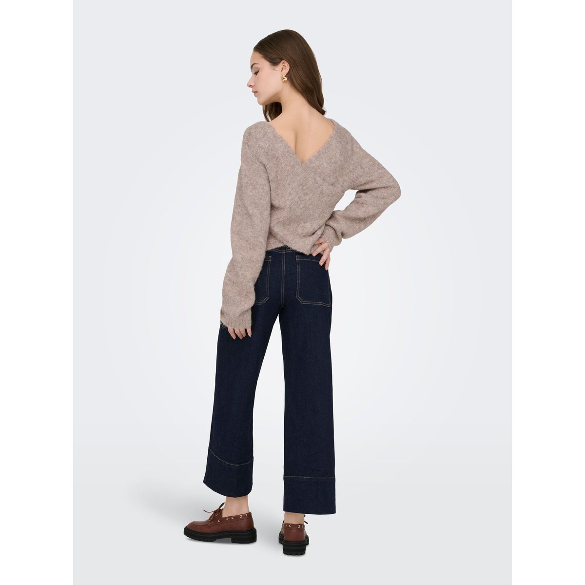 Pull En Maille humus, ONLY