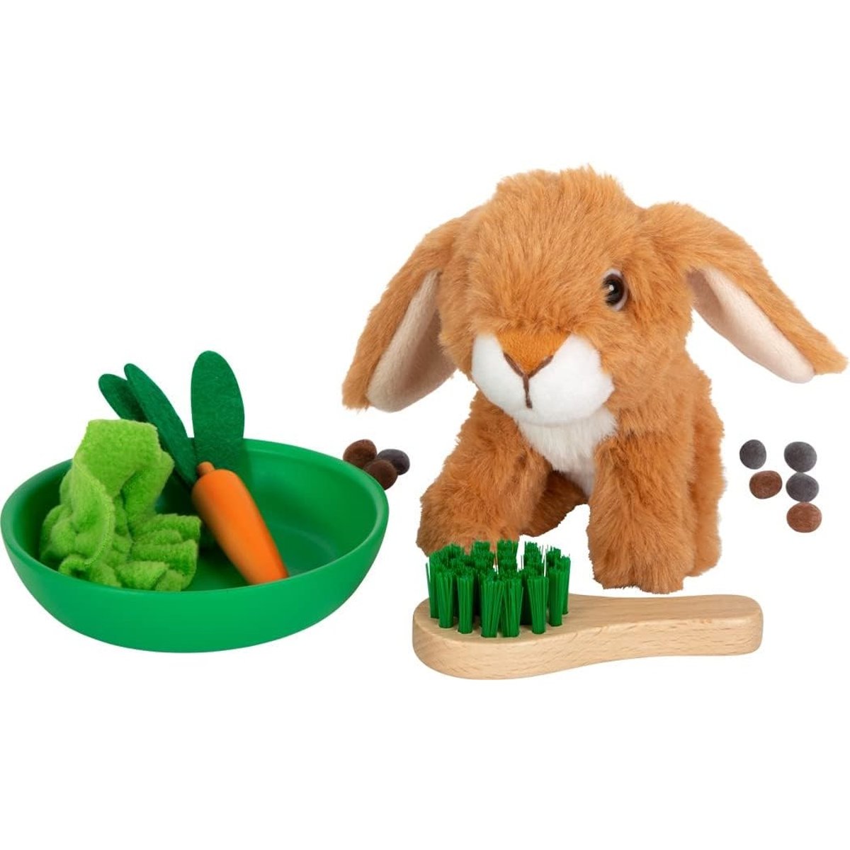Clapier à lapin avec enclos beige, SMALL FOOT COMPANY