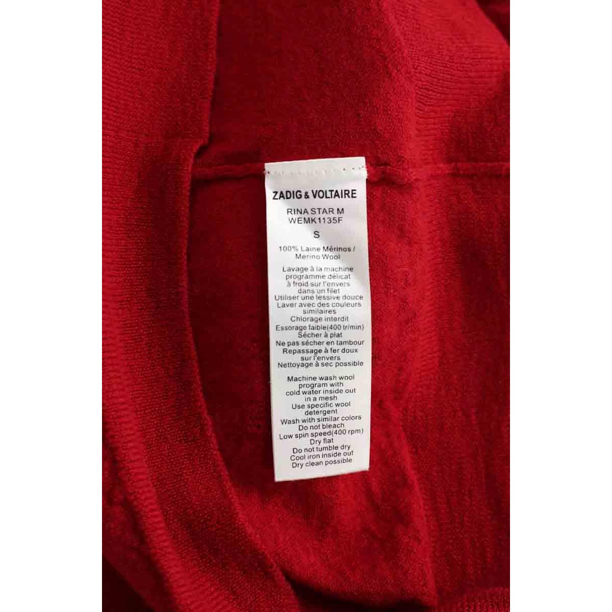 Pull - Très Bon État rouge, ZADIG&VOLTAIRE
