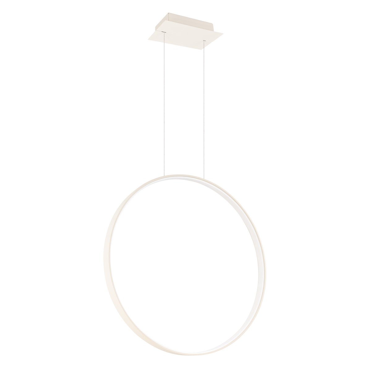 Suspension Aluminium Beige LED 1 Rio beige, EDEN