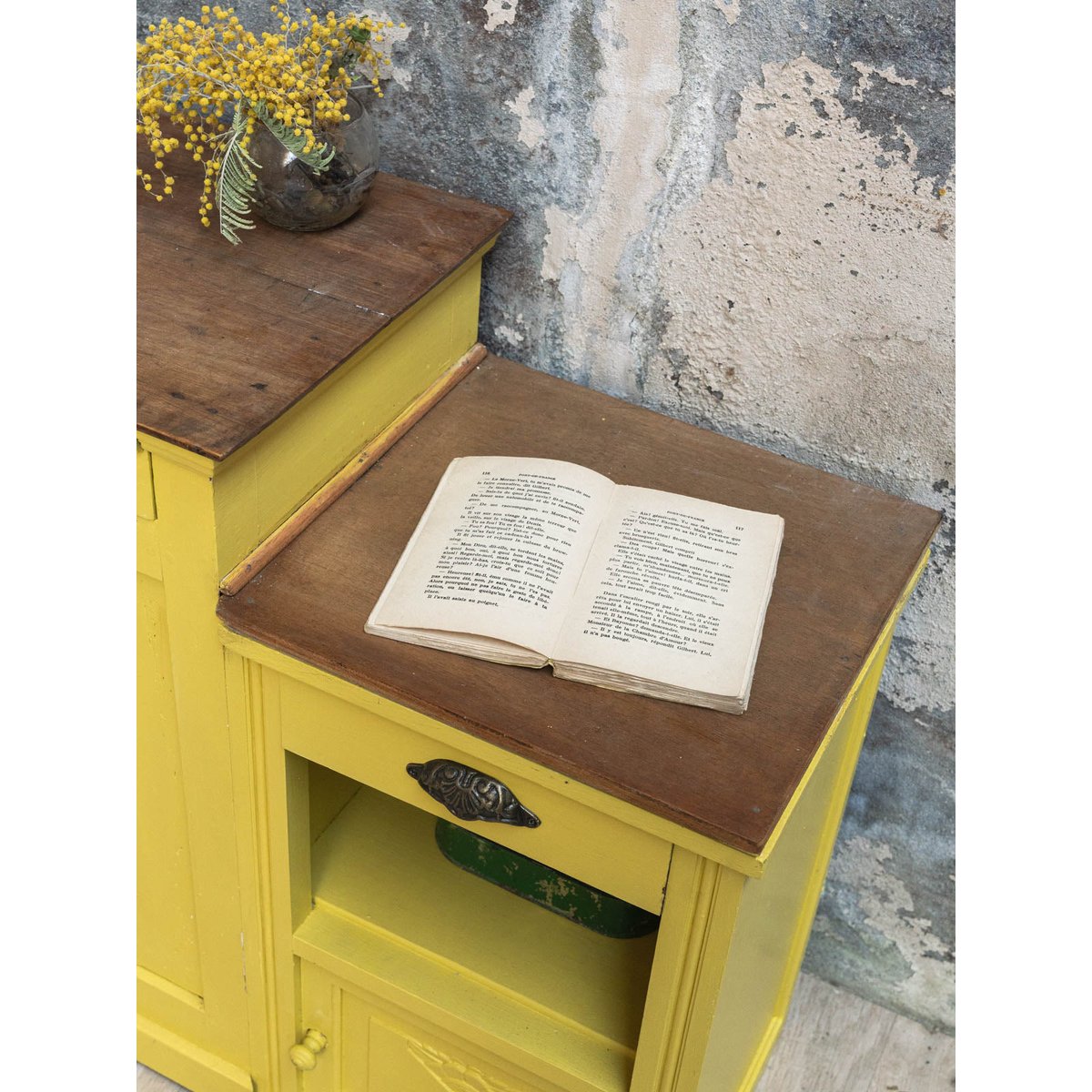 Buffet en bois Gilbert N°1562 - Bon état jaune, DEBONGOUT