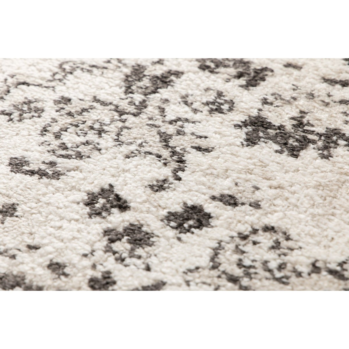 Tapis doux en relief haut-bas ESMA gris minéral, AFK LIVING