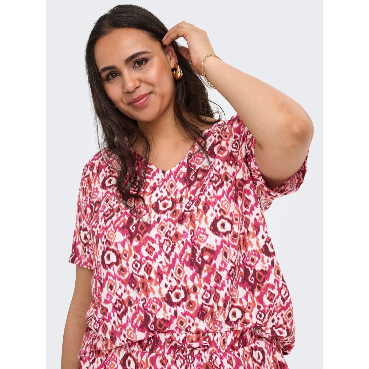Top fuchsia pink, ONLY CARMAKOMA
