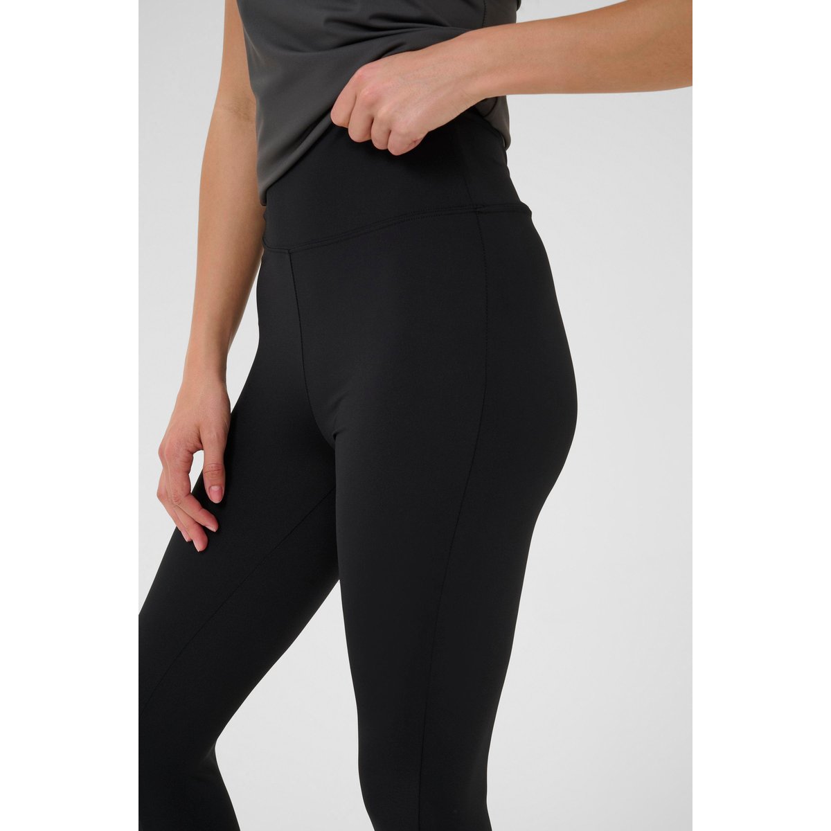 Leggin tricoté noir black deep, KAFFE
