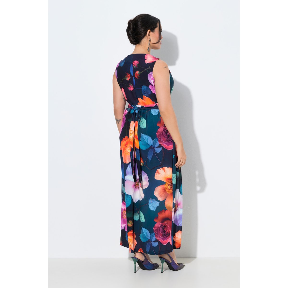 Robe maxi sans manches noir, ULLA POPKEN