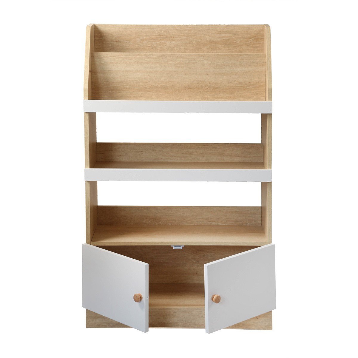 Etagère de rangement enfant H106 cm bois clair, CALICOSY