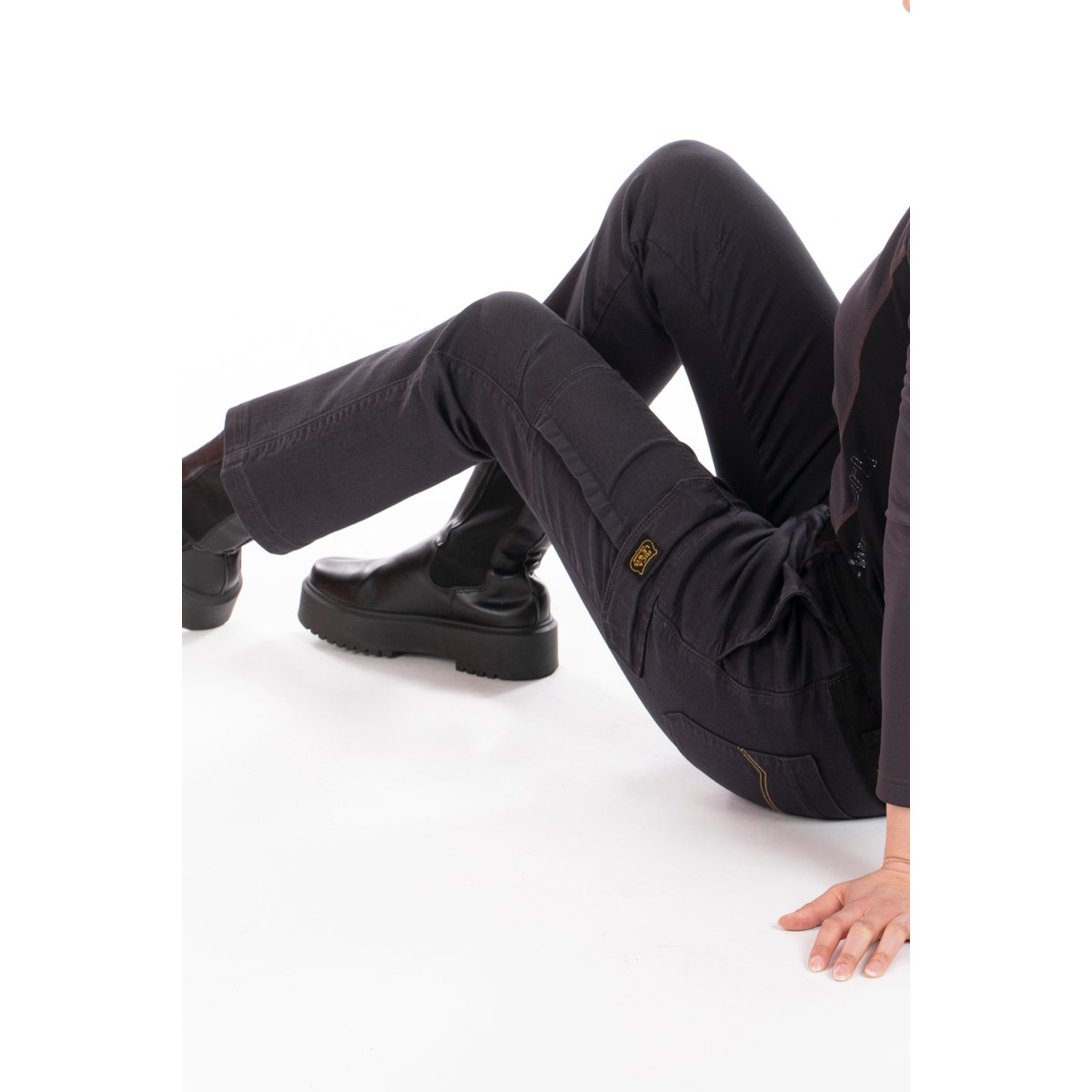 Pantalon de travail multi poches stretch BETTYC gris anthracite, RICA LEWIS
