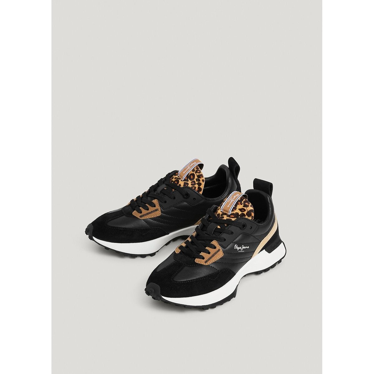 Baskets basses LUCKY FIERCE noir, PEPE JEANS