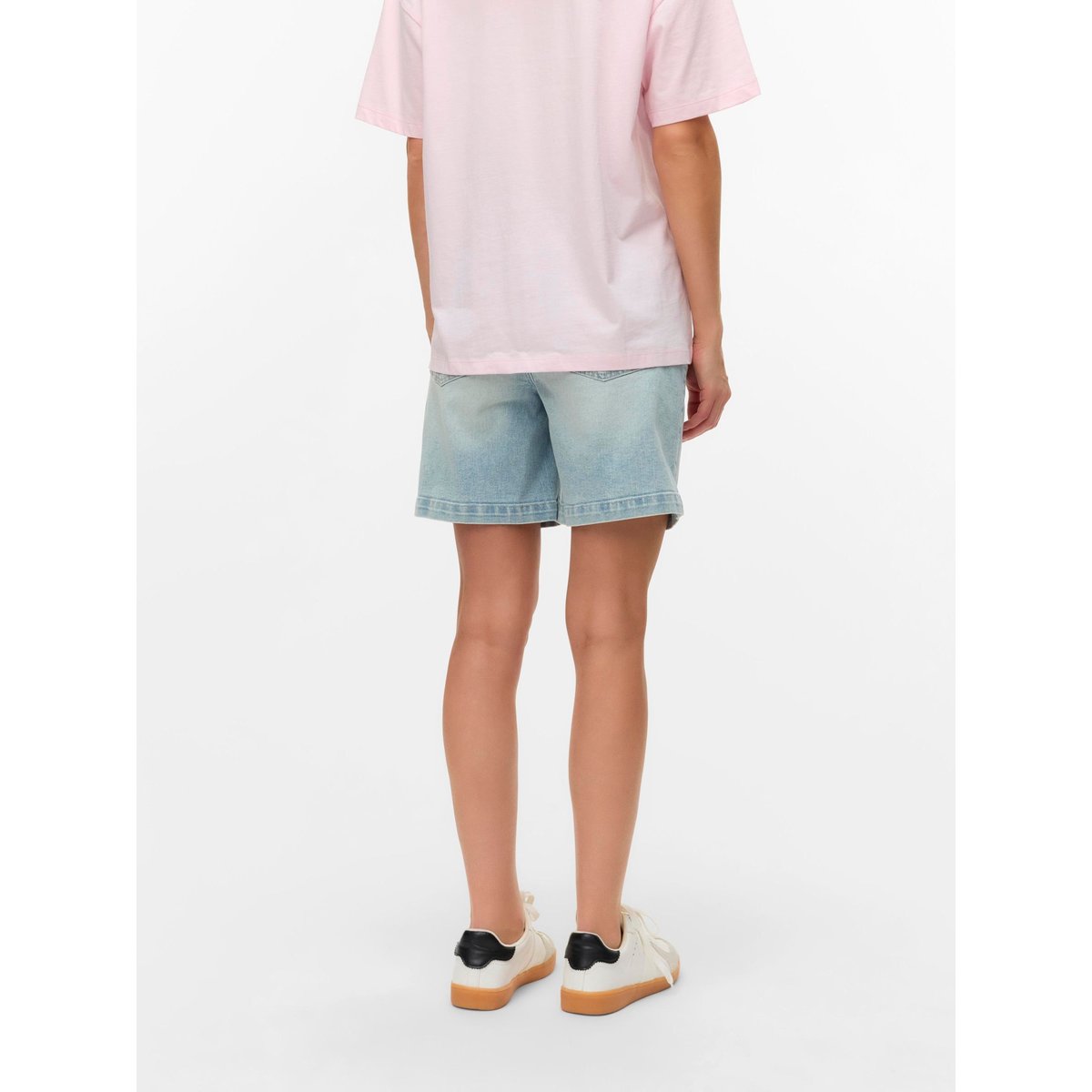 Short En Denim light blue denim, MAMA LICIOUS