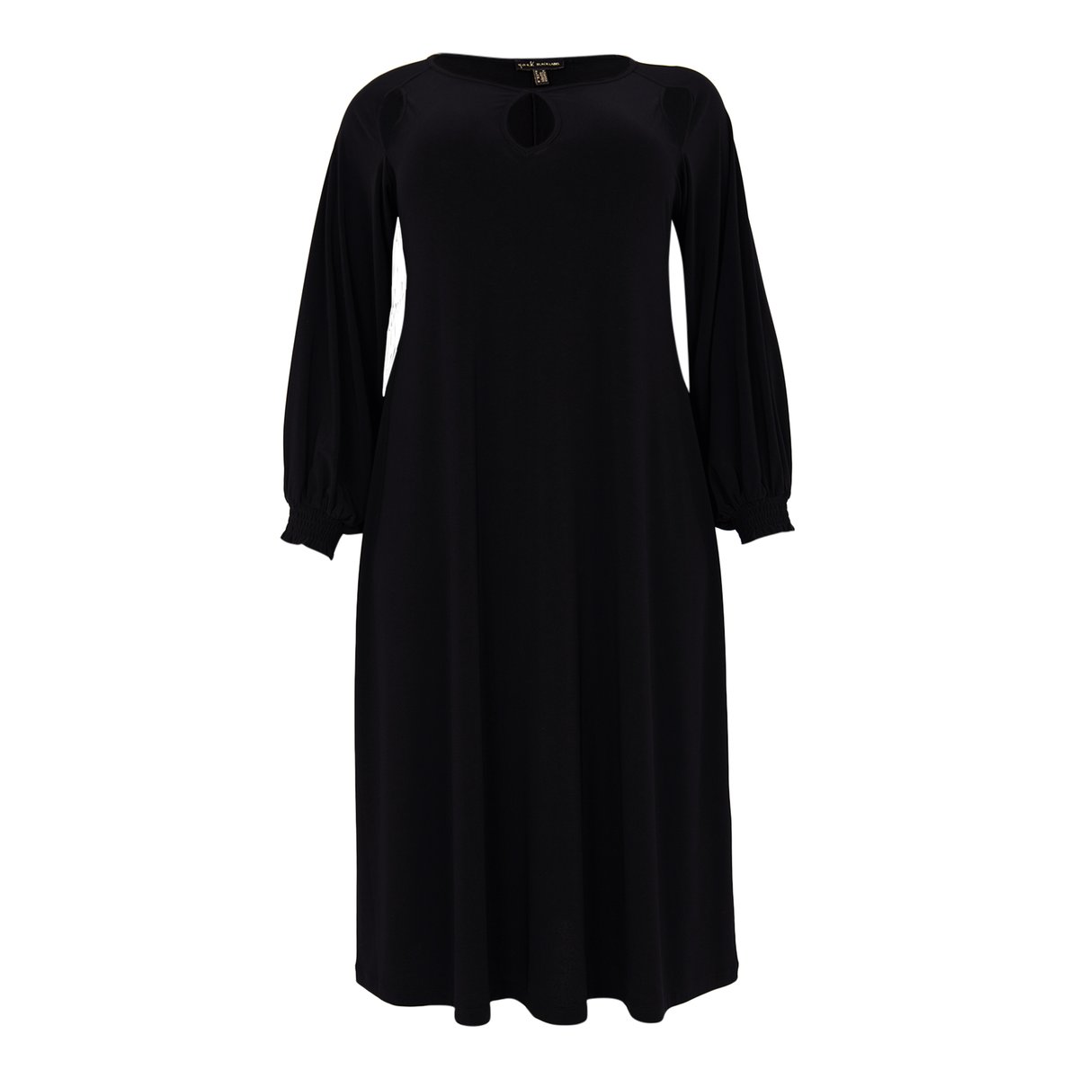 Robe avec découpe / découpes noir, YOEK