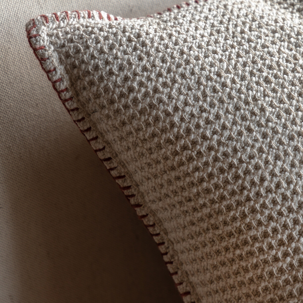 Aspen Textured Cushion cream, ÉDITÉ