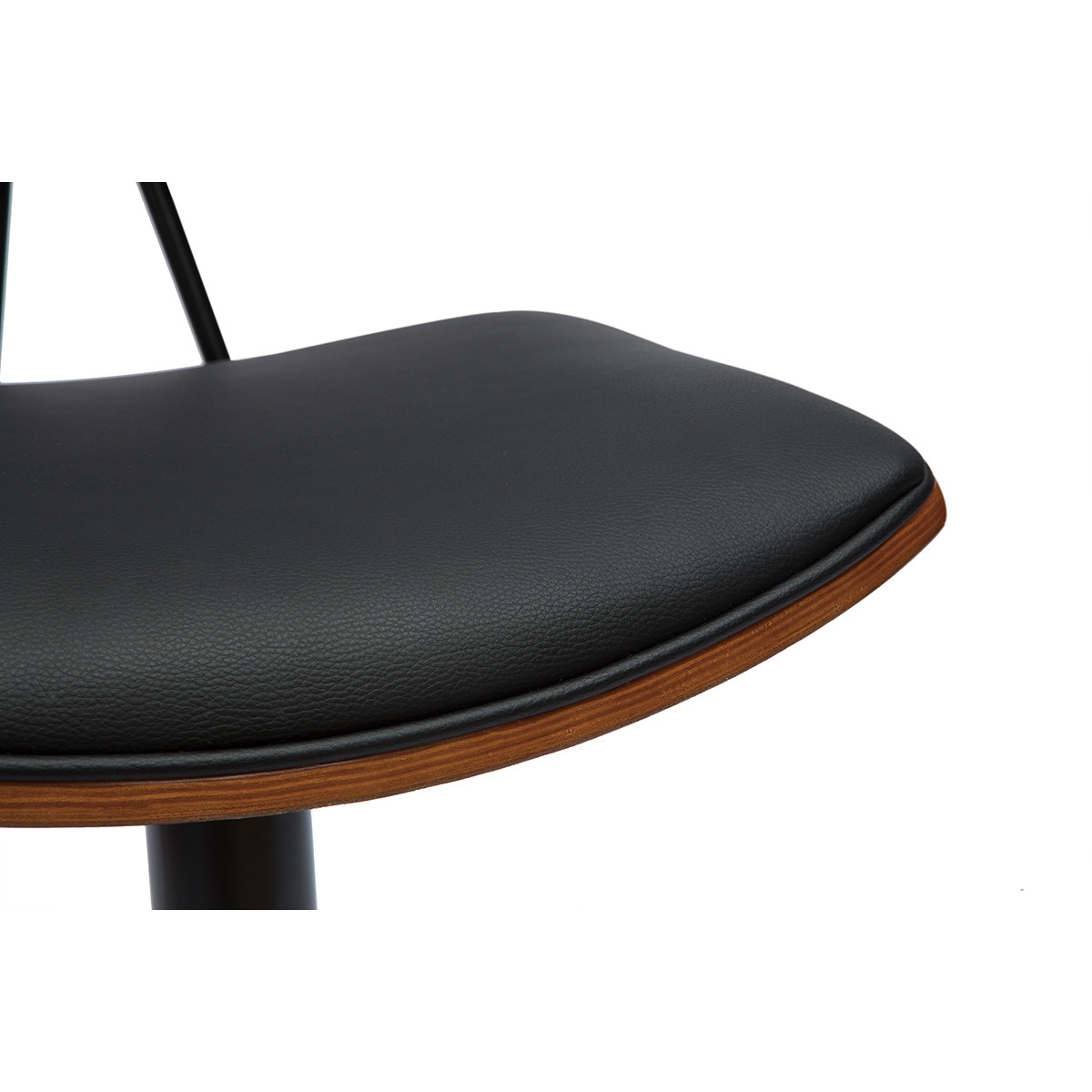 Tabourets de bar design réglables (lot de 2) VASCO noir, MILIBOO