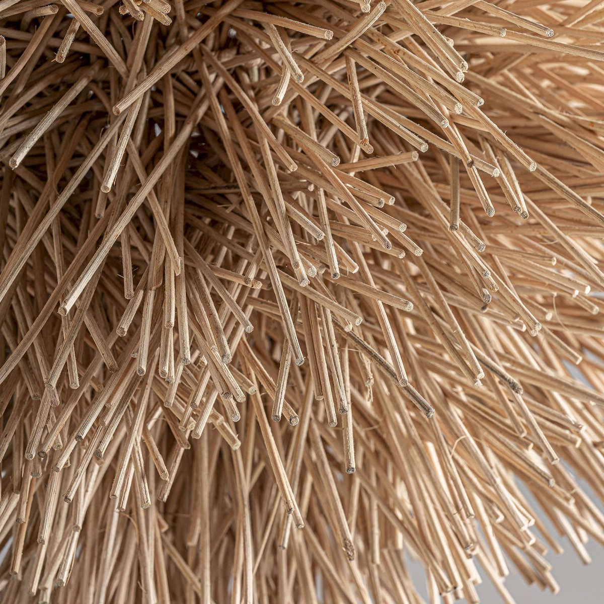 Suspension boule en rotin marron naturel, RECOLLECTION