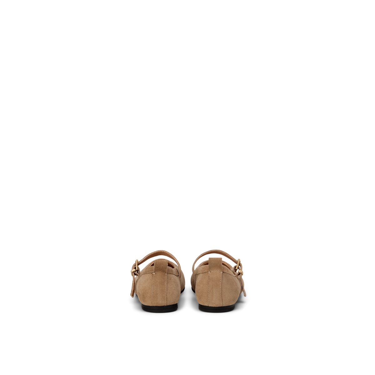 Ballerine modèle Gina en cuir velours huilé marron clair, MARC O'POLO